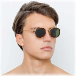 Linda Farrow Sunglasses & Eyewear-- 743 C5 Square Sunglasses - Tortoiseshell - Eyewear - Avvenice