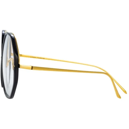 Linda Farrow Sunglasses-- Alona Oversized Optical Glasses in Black - LFL901C10OPT - Eyewear - Avvenice