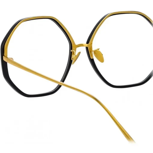 Linda Farrow Sunglasses-- Alona Oversized Optical Glasses in Black - LFL901C10OPT - Eyewear - Avvenice