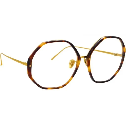 Linda Farrow Sunglasses-- Alona Oversized Optical Glasses in Tortoiseshell - LFL901C11OPT - Eyewear - Avvenice