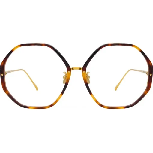 Linda Farrow Sunglasses-- Alona Oversized Optical Glasses in Tortoiseshell - LFL901C11OPT - Eyewear - Avvenice