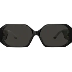 Linda Farrow Sunglasses-- Bailey Angular Sunglasses in Black - LFL1427C1SUN - Eyewear - Avvenice