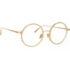 Linda Farrow Sunglasses-- Bara Round Optical Glasses in Ash - LFL1243C5OPT - Eyewear - Avvenice