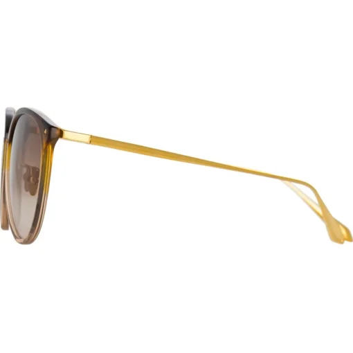 Linda Farrow Sunglasses-- Calthorpe Oval Sunglasses in Brown Gradient - LFL251C81SUN - Eyewear - Avvenice