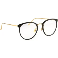 Linda Farrow Sunglasses-- Calthorpe Oval Optical Glasses in Black (C1) - LFLC251C1OPT - Eyewear - Avvenice