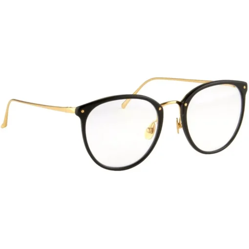 Linda Farrow Sunglasses-- Calthorpe Oval Optical Glasses in Black (C1) - LFLC251C1OPT - Eyewear - Avvenice