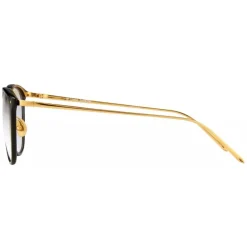 Linda Farrow Sunglasses-- Calthorpe Oval Optical Glasses in Black (C1) - LFLC251C1OPT - Eyewear - Avvenice