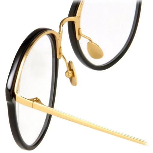 Linda Farrow Sunglasses-- Calthorpe Oval Optical Glasses in Black (C1) - LFLC251C1OPT - Eyewear - Avvenice
