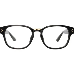 Linda Farrow Sunglasses-- Carlos D-Frame Optical Glasses in Black - LFL1412C1OPT - Eyewear - Avvenice