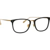 Linda Farrow Sunglasses-- Cassin Optical D-Frame in Black - LFL1457C3OPT - Eyewear - Avvenice