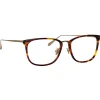 Linda Farrow Sunglasses-- Cassin Optical D-Frame in Tortoiseshell - LFL1457C4OPT - Eyewear - Avvenice