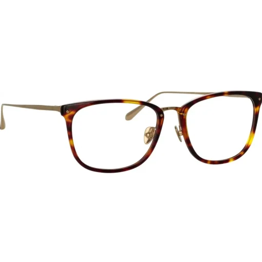 Linda Farrow Sunglasses-- Cassin Optical D-Frame in Tortoiseshell - LFL1457C4OPT - Eyewear - Avvenice