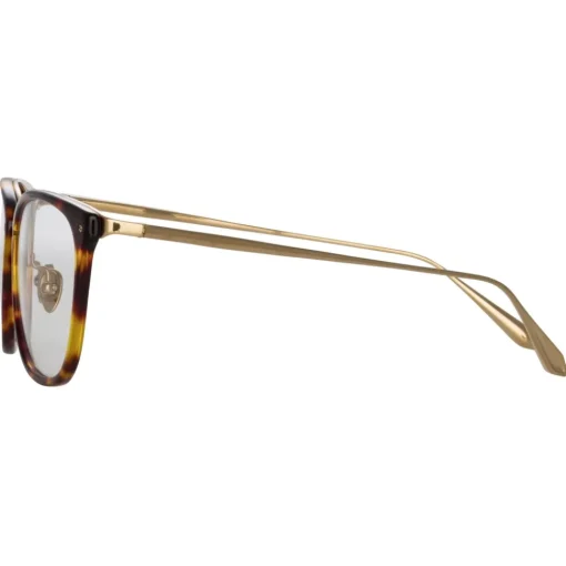 Linda Farrow Sunglasses-- Cassin Optical D-Frame in Tortoiseshell - LFL1457C4OPT - Eyewear - Avvenice