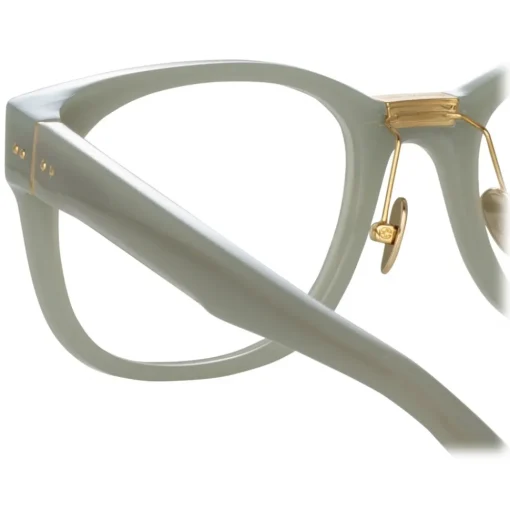 Linda Farrow Sunglasses-- Cedric A Rectangular Optical Frames in Steel - LFL1275AC8OPT - Eyewear - Avvenice