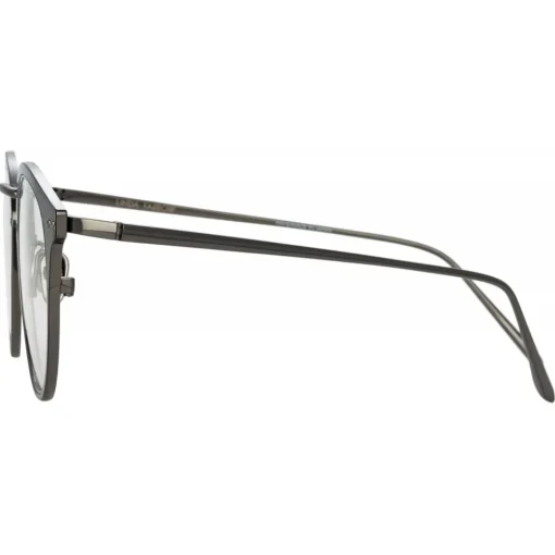 Linda Farrow Sunglasses-- Cooper Oval Optical Glasses in Black Nickel (C5) - LFL1051C5OPT - Eyewear - Avvenice