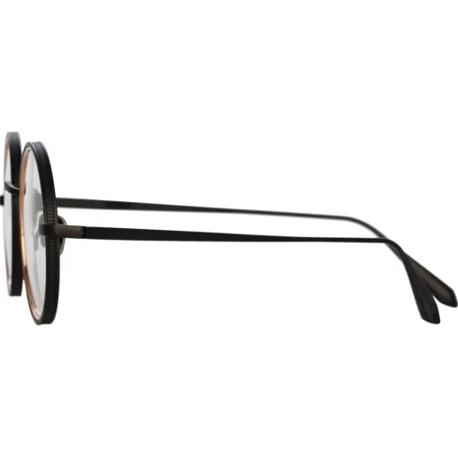 Linda Farrow Sunglasses-- Cortina Oval Optical Glasses in Nickel - LFL1388C3OPT - Eyewear - Avvenice