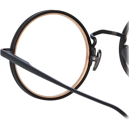 Linda Farrow Sunglasses-- Cortina Oval Optical Glasses in Nickel - LFL1388C3OPT - Eyewear - Avvenice