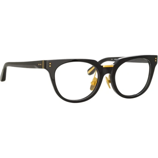 Linda Farrow Sunglasses-- Delphine Cat Eye Optical Glasses in Black - LFL1323C1OPT - Eyewear - Avvenice