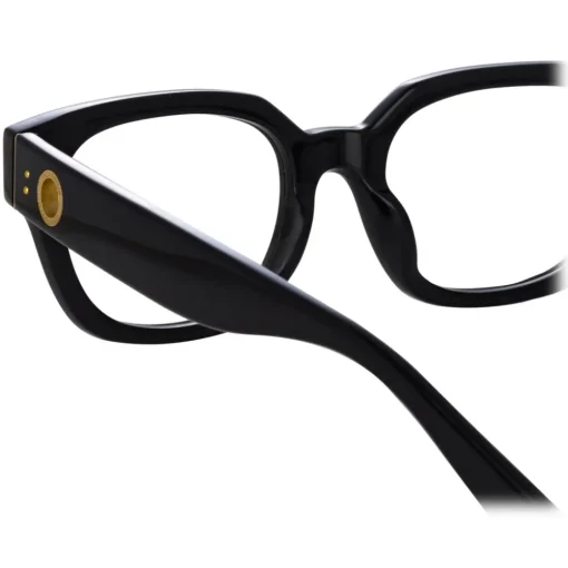 Linda Farrow Sunglasses-- Deni D-Frame Optical Glasses in Black - LFL1243C4OPT - Eyewear - Avvenice