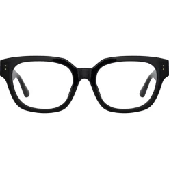 Linda Farrow Sunglasses-- Deni D-Frame Optical Glasses in Black - LFL1243C4OPT - Eyewear - Avvenice