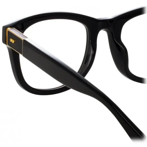 Linda Farrow Sunglasses-- Edson D-Frame Optical Glasses in Black - LFL1385C1OPT - Eyewear - Avvenice