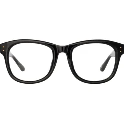 Linda Farrow Sunglasses-- Edson D-Frame Optical Glasses in Black - LFL1385C1OPT - Eyewear - Avvenice