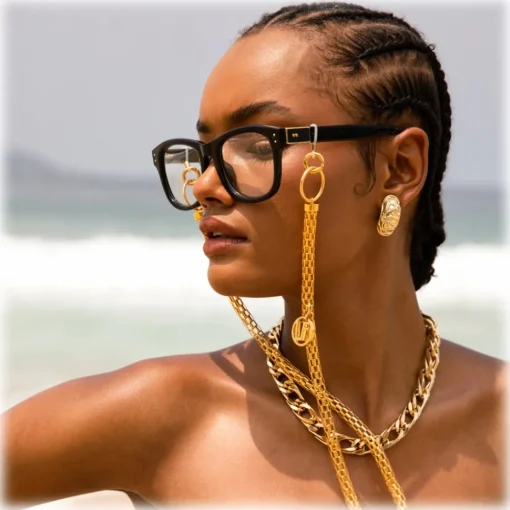 Linda Farrow Sunglasses-- Edson D-Frame Optical Glasses in Black - LFL1385C1OPT - Eyewear - Avvenice
