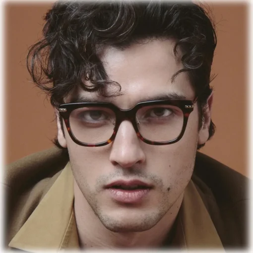 Linda Farrow Sunglasses-- Empire D-Frame Optical Glasses in Tortoiseshell - LF28AC2OPT - Eyewear - Avvenice