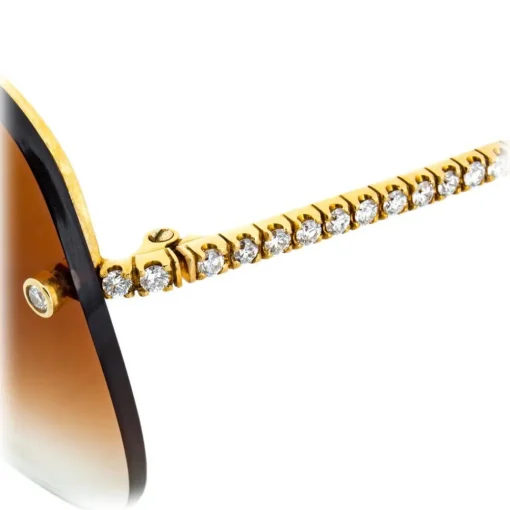 Linda Farrow Sunglasses|Sunglasses & Eyewear-- Fine Jewellery 3 C2 Oversized Sunglasses - Fine Jewellery - Eyewear - Avvenice