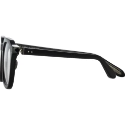 Linda Farrow Sunglasses-- Fletcher Angular Optical Frame in Black and Nickel - LFL1103C14OPT - Eyewear - Avvenice