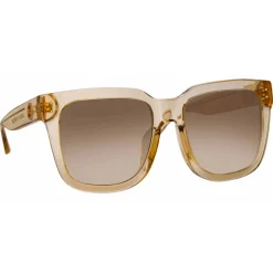 Linda Farrow Sunglasses-- Freya Square Sunglasses in Ash - LFL1175C4SUN - Eyewear - Avvenice