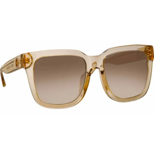 Linda Farrow Sunglasses-- Freya Square Sunglasses in Ash - LFL1175C4SUN - Eyewear - Avvenice