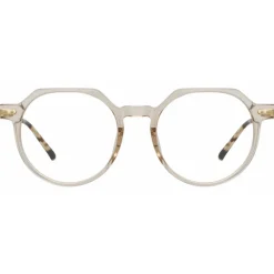 Linda Farrow Sunglasses-- Griffin A Oval Optical Glasses in Ash - LF50AC5OPT - Eyewear - Avvenice