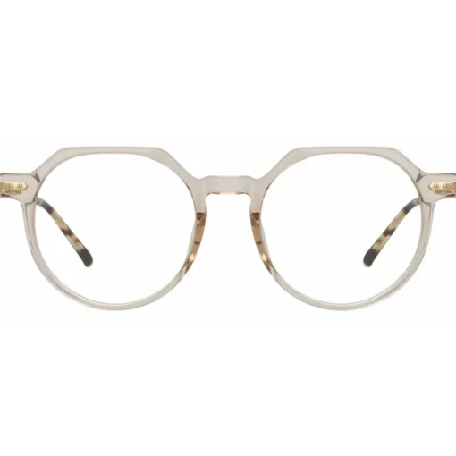 Linda Farrow Sunglasses-- Griffin A Oval Optical Glasses in Ash - LF50AC5OPT - Eyewear - Avvenice