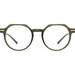 Linda Farrow Sunglasses-- Griffin A Oval Optical Glasses in Green - LF50AC4OPT - Eyewear - Avvenice
