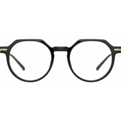 Linda Farrow Sunglasses-- Griffin Oval Optical Glasses in Black - LF50C1OPT - Eyewear - Avvenice