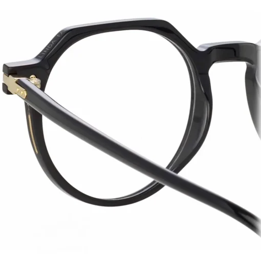 Linda Farrow Sunglasses-- Griffin Oval Optical Glasses in Black - LF50C1OPT - Eyewear - Avvenice
