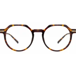 Linda Farrow Sunglasses-- Griffin Oval Optical Glasses in Tortoiseshell - LF50C2OPT - Eyewear - Avvenice