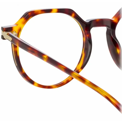 Linda Farrow Sunglasses-- Griffin Oval Optical Glasses in Tortoiseshell - LF50C2OPT - Eyewear - Avvenice