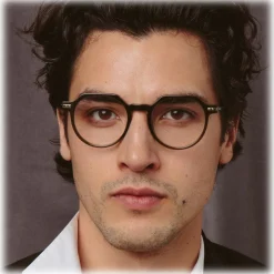 Linda Farrow Sunglasses-- Griffin Oval Optical Glasses in Tortoiseshell - LF50C2OPT - Eyewear - Avvenice