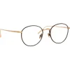 Linda Farrow Sunglasses-- Harrison Oval Optical Glasses in Rose Gold Brown - LFL940C4OPT - Eyewear - Avvenice