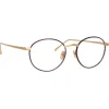 Linda Farrow Sunglasses-- Hoffman Oval Optical Glasses in Brown - LFL1034C4OPT - Eyewear - Avvenice