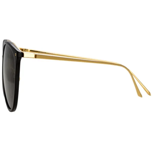 Linda Farrow Sunglasses-- Kings Oversized Sunglasses in Black - LFLC747C1SUN - Eyewear - Avvenice