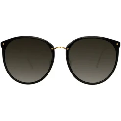 Linda Farrow Sunglasses-- Kings Oversized Sunglasses in Black - LFLC747C1SUN - Eyewear - Avvenice