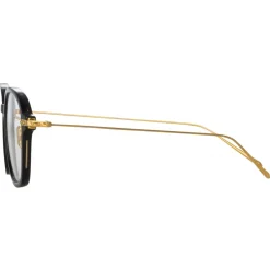 Linda Farrow Sunglasses-- Lane Square Optical Frame in Black (Asian Fit) - Eyewear - Avvenice