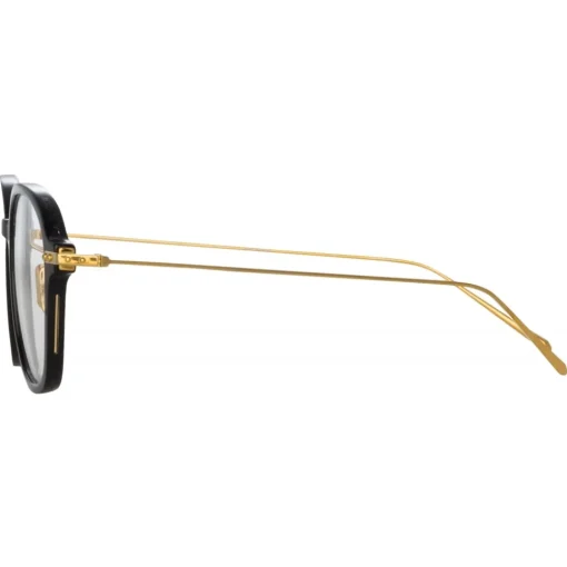 Linda Farrow Sunglasses-- Lane Square Optical Frame in Black (Asian Fit) - Eyewear - Avvenice