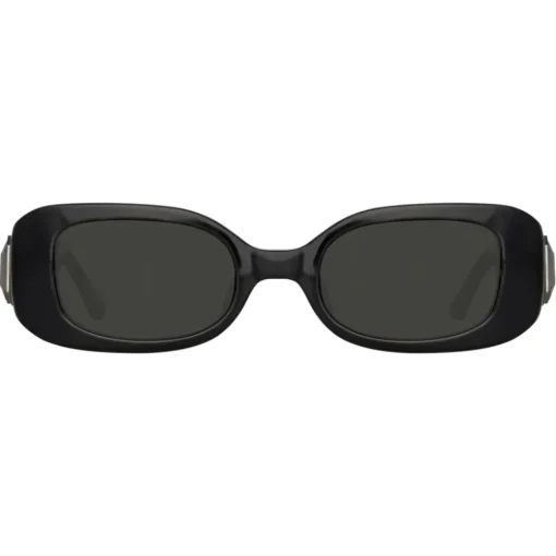 Linda Farrow Sunglasses-- LF x Nima Benati The Lola Sunglasses in Black Gemstone - LFL1117C1SUN - Eyewear - Avvenice