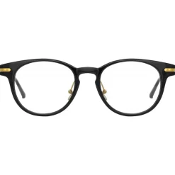 Linda Farrow Sunglasses-- Linear Bay A D-Frame Optical Glasses in Tortoiseshell - LF25AC2OPT - Eyewear - Avvenice