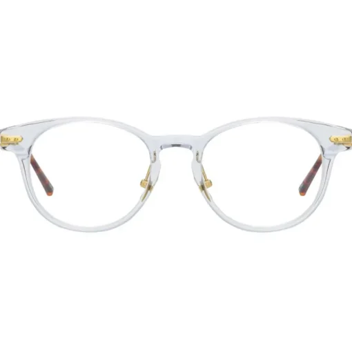 Linda Farrow Sunglasses-- Linear Bay D-Frame Optical Glasses in Clear - LF25C4OPT - Eyewear - Avvenice
