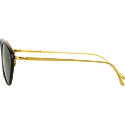 Linda Farrow Sunglasses-- Lucy Cat Eye Sunglasses in Black - LFL1086C1SUN - Eyewear - Avvenice